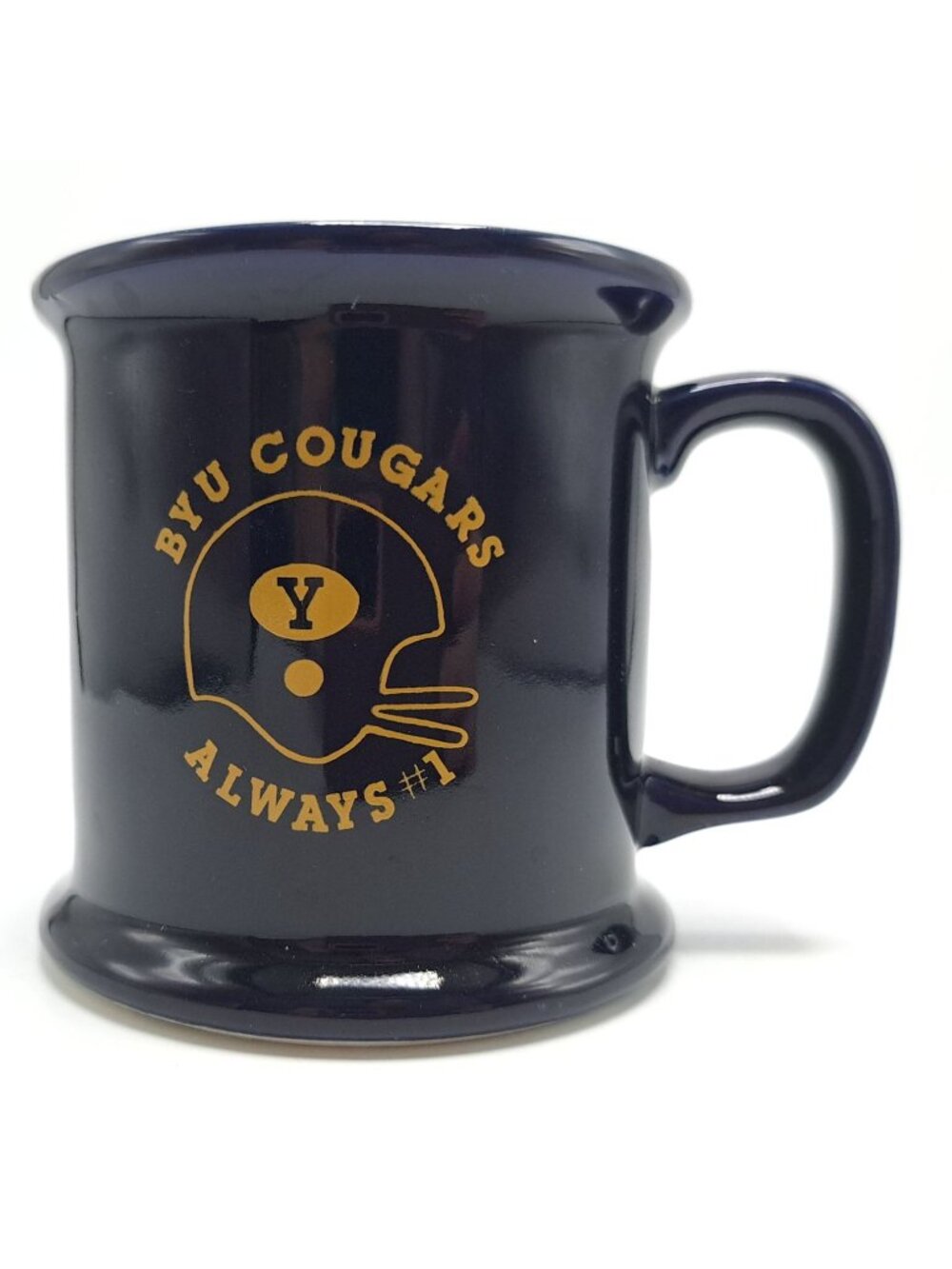 BYU Cougars Always #1 Ceramic Mug Blue Coffee Tea Cup